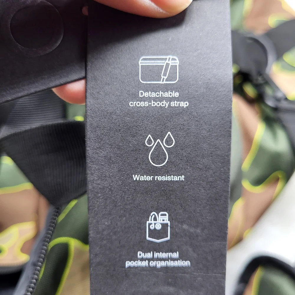 Camo duffle bag